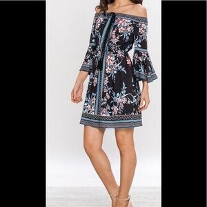 Jealous Tomato off the shoulder floral dress size XS